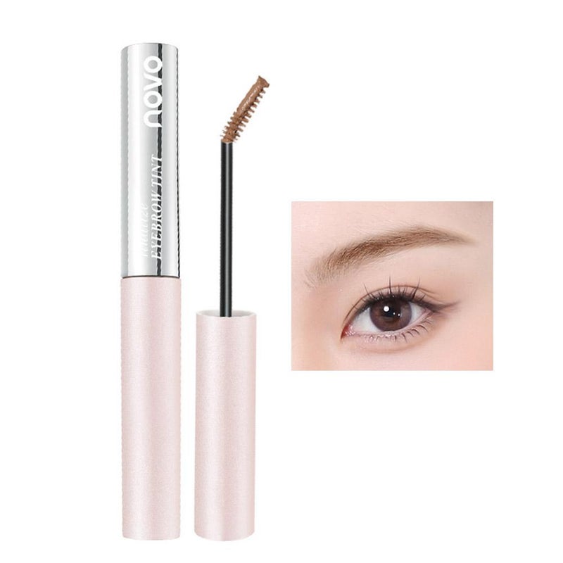 NOVO Soft Matte Setting Eyebrow Mascara: Natural, three-dimensional, and defined brow hairs; waterproof, sweatproof, smudge-proof, and long-lasting.